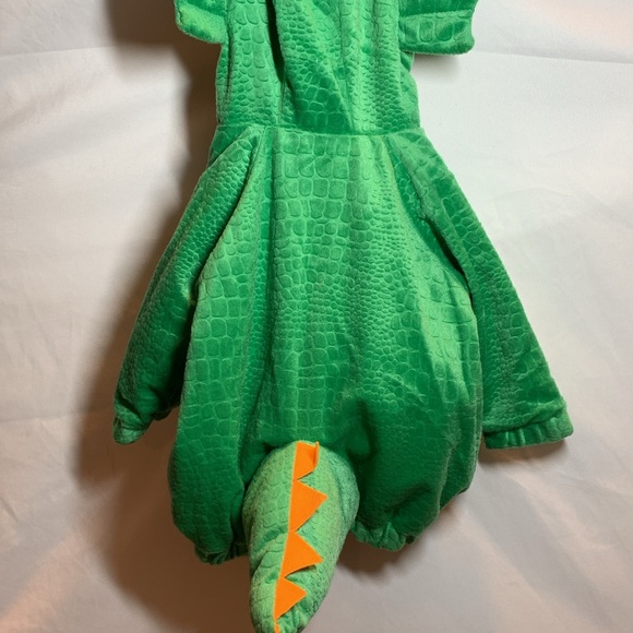Baby Green Triceratops  Costume Pullover Top 0-6M - Hyde & EEK! - Picture 3 of 4